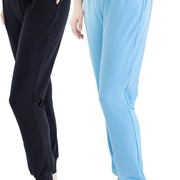 Versatile Women's Joggers with Pockets: Lightweight and Comfortable - 2 Pack - Picture 1 of 5